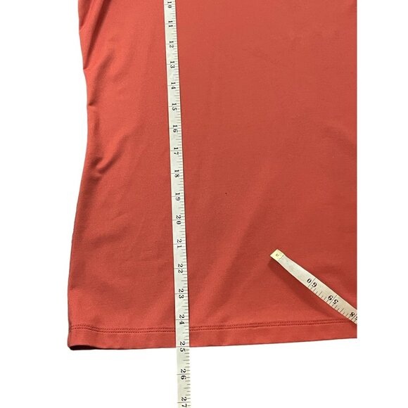 212 Collection Womens Scoop Neck T-Shirts 2-Pack Black & Orange Large - Picture 12 of 16